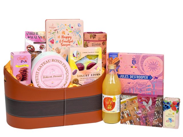 Wine n Food Hamper - Sumptuous Snack Gift Hamper FH284 - VE0509B4 Photo